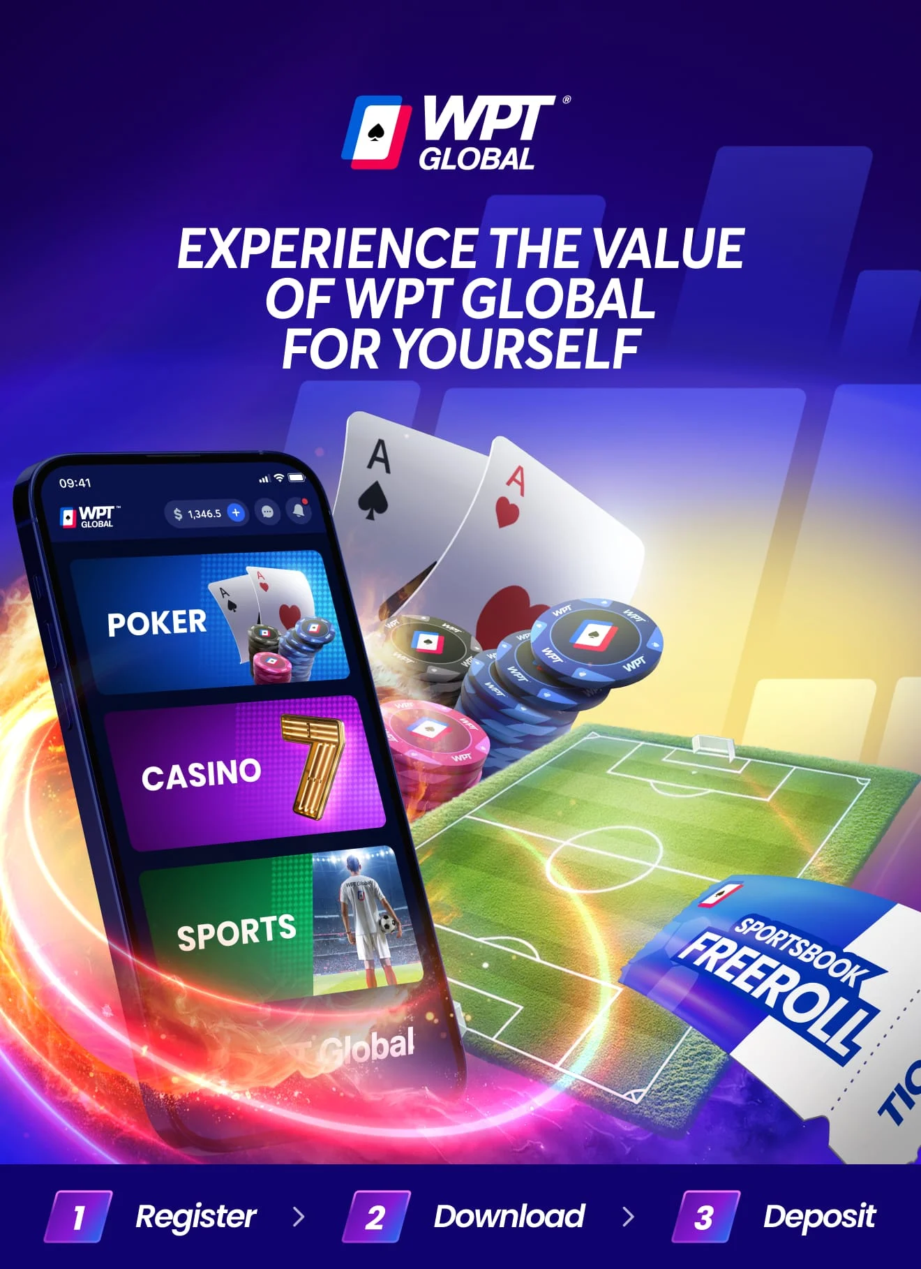 WPT Global桌面端功能画面